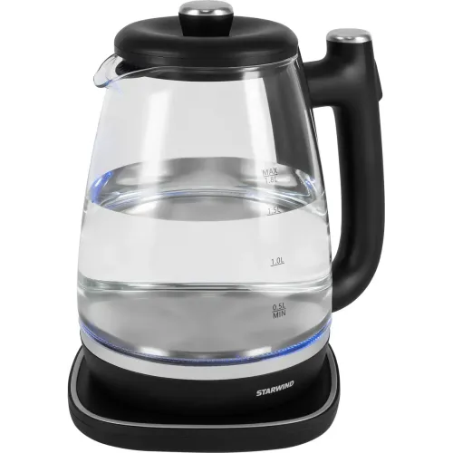 Чайник эл. STARWIND SKG4041, стекло/черный