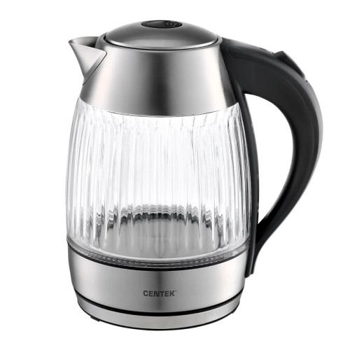 Чайник эл. CENTEK CT-0011 стекло/нерж.