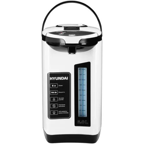 Термопот HYUNDAI HYTP-3850, 6 л., белый/черный