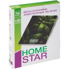 Весы кухонные электронные HOMESTAR HS-3015C зелень