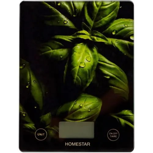 Весы кухонные электронные HOMESTAR HS-3015C зелень