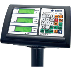 Весы торговые DELTA ТВП-150 до 150кг/50г