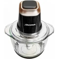 Измельчитель АКСИНЬЯ КС-501 черный/золотой/стекло