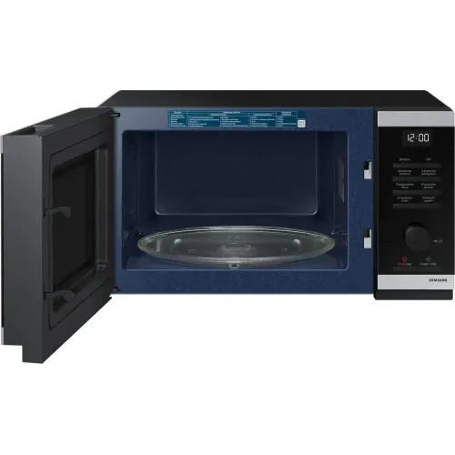 Микроволновая печь SAMSUNG MS-23DG4504ATBW, 23 л., сталь/черная (Э/М)