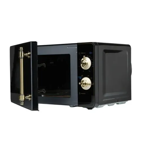 Микроволновая печь VEKTA MS720HRB, 20 л., черная (М) (ретро)