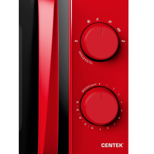 Микроволновая печь CENTEK CT-1571, 20 л., красная (М)