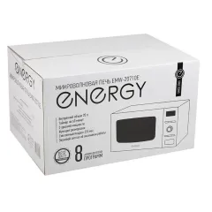 Микроволновая печь ENERGY EMW-20710Е, 20 л., белая (Э/М)