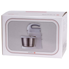 Миксер с чашей SUPRA MKS-605 белый/серый/нерж