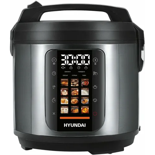 Мультиварка HYUNDAI HYMC-2404, 5 л., черный/серебристый