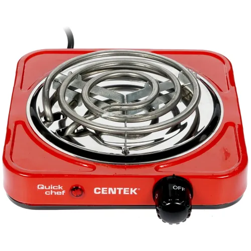 Настольная электроплита (тен 1) CENTEK CT-1508 красная