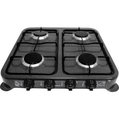 Настольная газовая плита HOMESTAR HS-1204 (003701) черная (4 конфорка)
