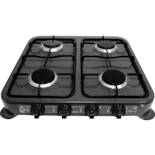Настольная газовая плита HOMESTAR HS-1204 (003701) черная (4 конфорка)