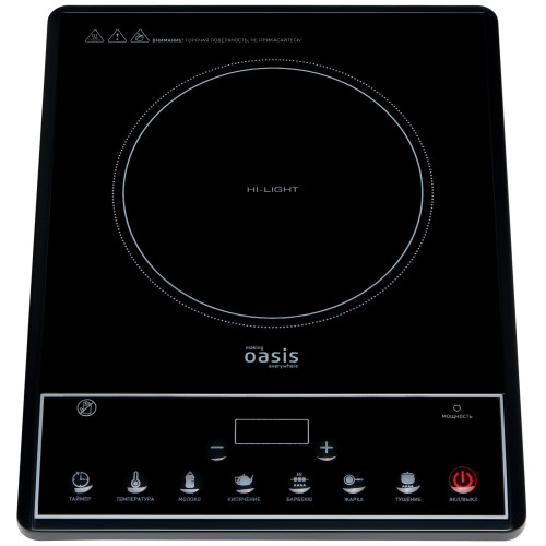 Настольная электроплита Oasis PI-KFNN (стеклокерамика 1)(*5)