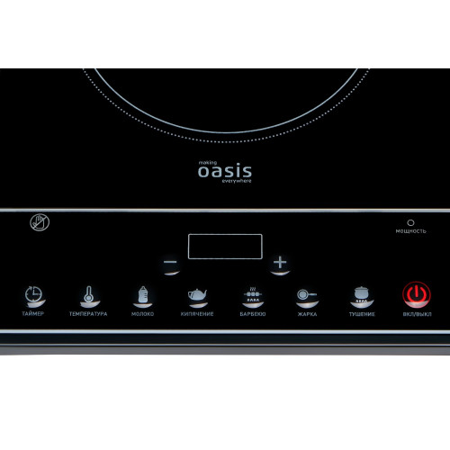 Настольная электроплита Oasis PI-KFNN (стеклокерамика 1)(*5)