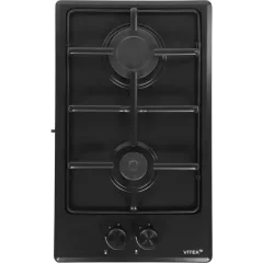 Стол газовый Vitek VGH 3210 BK черный матовый (домино)
