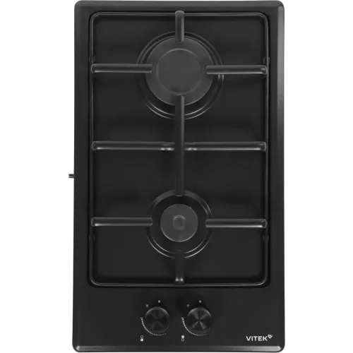 Стол газовый Vitek VGH 3210 BK черный матовый (домино)