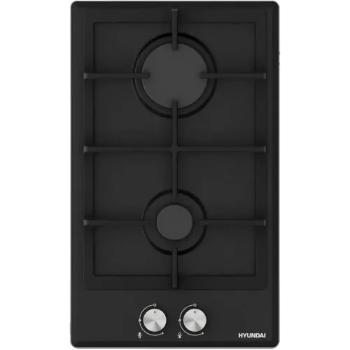 Стол газовый Hyundai HHG 3230 BK черный (домино)