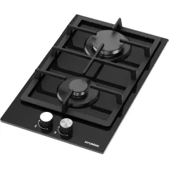 Стол газовый Hyundai HHG 3230 BK черный (домино)