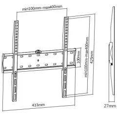 Подставка д/ТВ ULTRAMOUNTS UM813F для 32