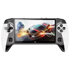 Игровая консоль BLACK HAWK AIRKIDS X9, портативная, более 3000 игр, белая/черная