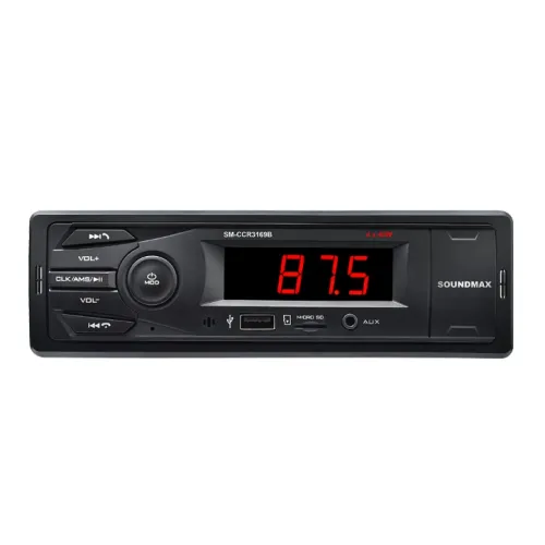 Автомагнитола-FLASH SOUNDMAX SM-CCR3169B(черный)
