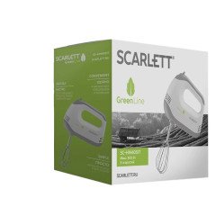 Миксер SCARLETT SC-HM40S17 белый/серый