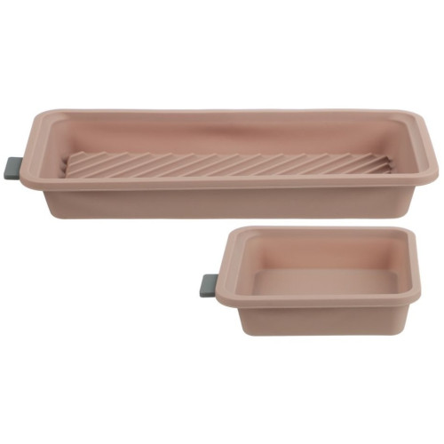 Форма для выпечки силикон SATOSHI, квадрат/прямоугол., набор 2шт. (856-198)