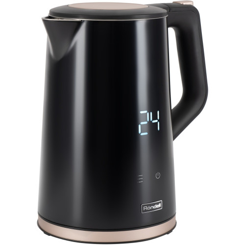 Чайник эл. RONDELL RDE-1007, нерж/пласт., черный (t)