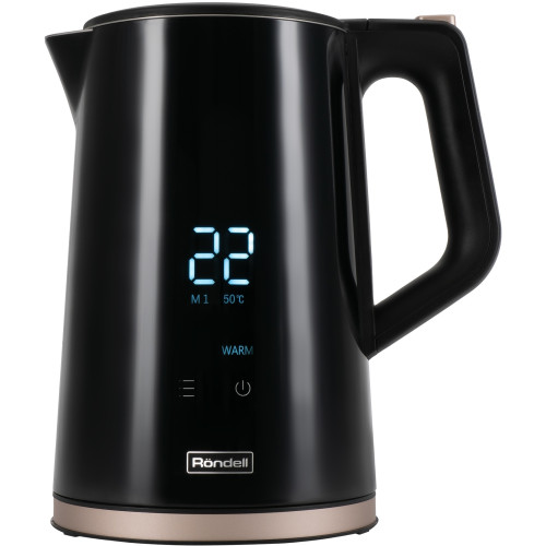 Чайник эл. RONDELL RDE-1007, нерж/пласт., черный (t)