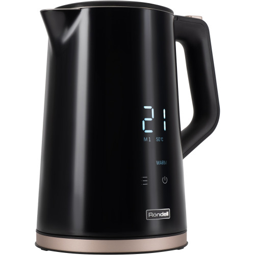 Чайник эл. RONDELL RDE-1007, нерж/пласт., черный (t)
