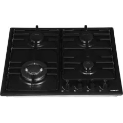 Стол газовый Vitek VGH 6410W MBK черный матовый