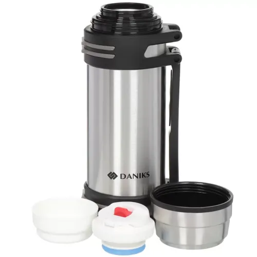 Термос DANIKS SL-180NGL, универсал., нерж.,1,8 л. (316130)(*5)