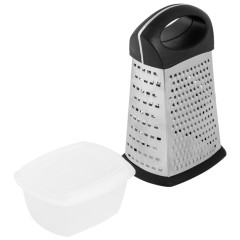 Терка ручная VETTA, с контейнером, 4 гр., 23 см (FG0426-9SB)(885-112)