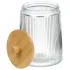 Банка для хранения продуктов Daniks Pump, стекло/бамбук, 1300 мл (500149)