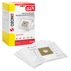 Пылесборник Ozone XXL-04 (синт.) 12шт. (SAMSUNG VP-95)
