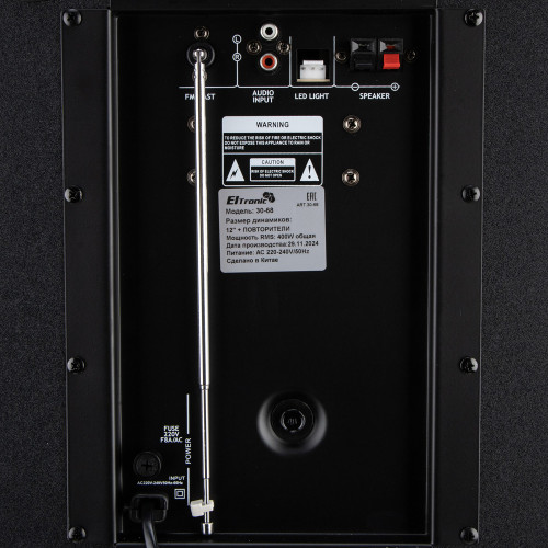 Акустика портативная ELTRONIC 30-68 CRAZY BOX 4000 