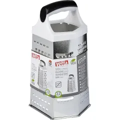 Терка ручная VETTA, 6 гр., 22 см, бело-черная (885-108)