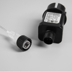 Гирлянда LUAZON LIGHTING Роса 200м серебристая нить, 2000 LED свечение теплое белое 36В (10547399)