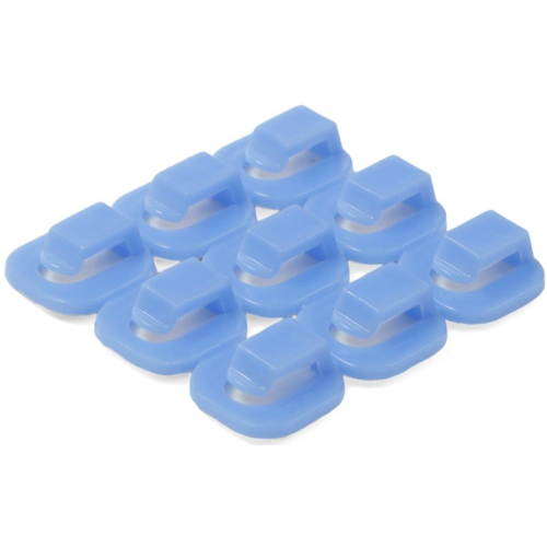 Держатель для проводов и гирлянд 9шт самоклеящиеся 15*15 мм (381-462)