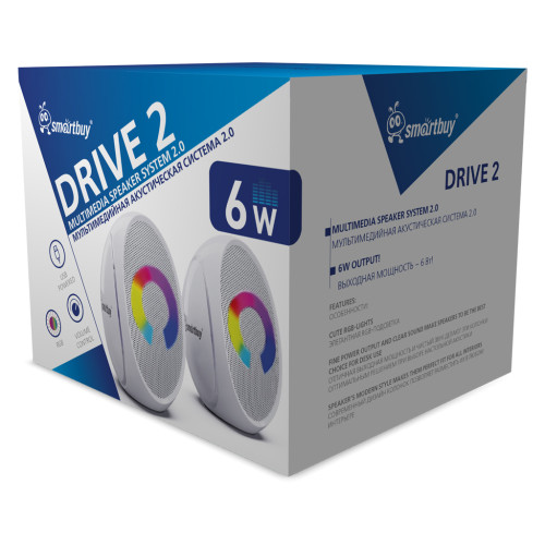 Акустика SMARTBUY SBA-6000 DRIVE 2 белый