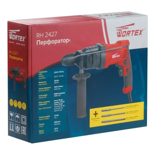 Перфоратор SDS+ WORTEX RH 2427