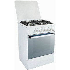 Газоэлектроплита IDEAL L 280 ГК чуг.белый конвекция