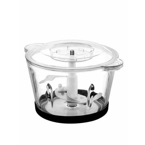 Измельчитель BRAYER BR1409, дисплей, нерж./черный/стекло