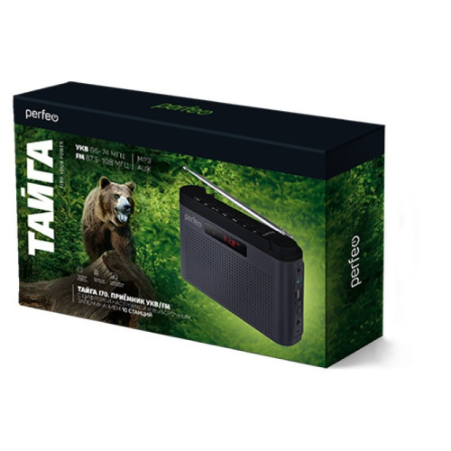 Радиоприемник PERFEO PF C4940 I70RED ТАЙГА бордовый