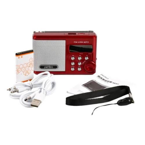 Радиоприемник PERFEO PF_D0563 Sound красный