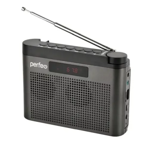 Радиоприемник PERFEO PF_D0569 ТАЙГА серый