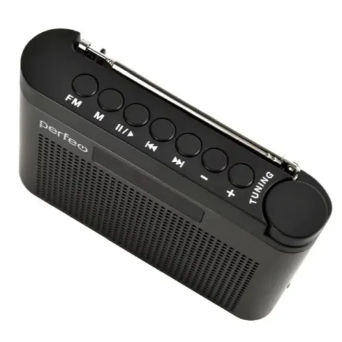 Радиоприемник PERFEO PF_D0569 ТАЙГА серый