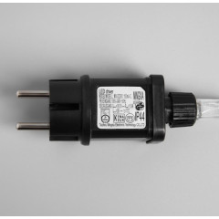 Гирлянда LUAZON LIGHTING Роса 200м серебристая нить, 2000 LED свечение теплое белое 36В (10547399)