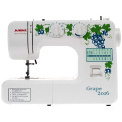 Швейная машина JANOME Grape 2016 белый/зеленый