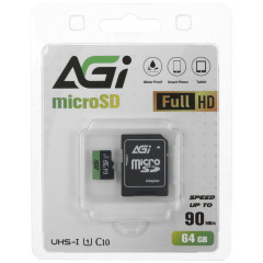 Карта micro-SD 64 GB AGI TF138 064GU1TF138-R2 UHS-I U